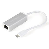 StarTech.com USB-C to Gigabit Ethernet Adapter - Aluminum - Thunderbolt 3 Port Compatible - USB Type C Network Adapter - USB 3.1 - 640 MB/s Data Rate