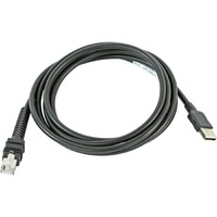 Zebra 2.13 m USB Data Transfer Cable - First End: USB - Shielding