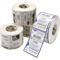 Zebra Z-Select Multipurpose Label - 101.60 mm Width x 50.80 mm Length - Permanent Adhesive - Rectangle - Thermal Transfer - White - Paper, Acrylic -