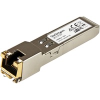 StarTech.com SFP (mini-GBIC) - 1 x RJ-45 Duplex 1000Base-T LAN - For Data Networking - Twisted Pair1.25 Gigabit Ethernet - 1000Base-T - Hot-swappable
