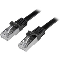 StarTech.com 0.5m Cat6 Patch Cable - Shielded (SFTP) Snagless Gigabit Network Patch Cable - Black - Deliver high-performance Gig