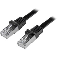 StarTech.com 0.5m Cat6 Patch Cable - Shielded (SFTP) Snagless Gigabit Network Patch Cable - Black - Deliver high-performance Gigabit network free of