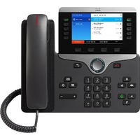 Cisco 8841 IP Phone - Corded - Wall Mountable, Desktop - Charcoal Grey - 5 x Total Line - VoIP - Unified Communications Manager, Unified Manager User