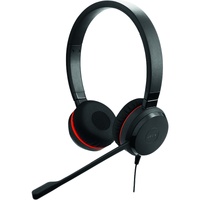 Jabra EVOLVE 30 II UC Stereo Wired Over-the-head Stereo Headset - Black - Binaural - Supra-aural - Noise Canceling - Mini-phone (3.5mm)