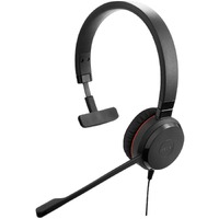 Jabra EVOLVE 30 II Wired Over-the-head Mono Headset - Monaural - Supra-aural - Noise Canceling - Mini-phone (3.5mm)