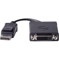 Dell DisplayPort(M) to DVI Single-Link (F) Adapter - First End: 1 x DVI (Single-Link) Digital Video - Female - Second End: 1 x DisplayPort 1.1a - - x