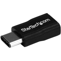 StarTech.com USB C to USB Micro B - USB Type C to USB M / F - USB 2.0 - USB C Connector - USB-C to USB Micro B Adapter - 1 x 24-pin Type C USB 2.0 -
