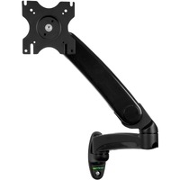 StarTech.com Single Wall Mount Monitor Arm, Gas-Spring, Full Motion Articulating, For VESA Mount Monitors up to 34" (19.8lb/9kg) - Height Adjustable