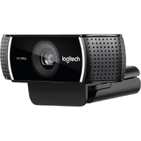 Logitech C922 Webcam - 60 fps - USB 2.0 - 1920 x 1080 Video - Auto-focus - Microphone