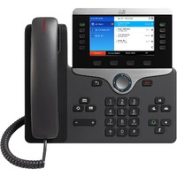 Cisco 8851 IP Phone - Corded/Cordless - Corded - Bluetooth - Desktop, Wall Mountable - Charcoal - 5 x Total Line - VoIP - User Connect License, - 2 x