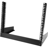 StarTech.com 2-Post 8U Desktop Server Rack, Open Frame 19in Computer Rack, Small Home/Office Rack for AV / Studio / Data / IT Equipment - 2-Post 8U -
