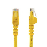 StarTech.com 50cm CAT6 Ethernet Cable - Yellow Snagless Gigabit - 100W PoE UTP 650MHz Category 6 Patch Cord UL Certified Wiring/