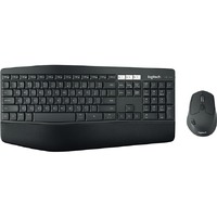 Logitech MK850 Keyboard & Mouse - QWERTY - USB Wireless Bluetooth/RF - Keyboard/Keypad Color: Black - USB Wireless Bluetooth/RF - Optical - 1000 dpi