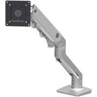 Ergotron Desk Mount for Monitor, TV - Polished Aluminum - 1 Display(s) Supported - 106.7 cm (42") Screen Support - 19.05 kg Load Capacity - 100 x 75