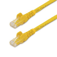 StarTech.com 5m CAT6 Ethernet Cable - Yellow Snagless Gigabit - 100W PoE UTP 650MHz Category 6 Patch Cord UL Certified Wiring/TI