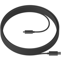 Logitech 10 m Mini-DIN Data Transfer Cable for Hub, Camera, Phone, Video Conferencing System - 1 - First End: 1 x 6-pin Mini-DIN (PS/2) - Male - End: