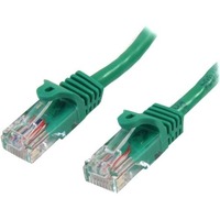 StarTech.com 0.5m Green Cat5e Patch Cable with Snagless RJ45 Connectors - Short Ethernet Cable - 0.5 m Cat 5e UTP Cable - Make Fast Ethernet with PoE