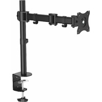 StarTech.com Desk Mount Monitor Arm 34" (17.6lb/8kg) VESA Displays, Articulating Monitor Pole Mount, Height Adjustable, Clamp/Grommet - Height - 1 -