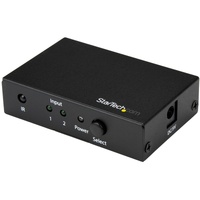 StarTech.com 2 Port HDMI Switch - 4K 60Hz - Supports HDCP - IR - HDMI Selector - HDMI Multiport Video Switcher - HDMI Switcher - 3840 × 2160 - 4K -