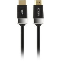 Belkin High Speed 1 m HDMI A/V Cable for TV - First End: 1 x HDMI 1.4 Digital Audio/Video - Male - Second End: 1 x HDMI 1.4 Digital Audio/Video - - -