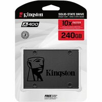 Kingston A400 240 GB Solid State Drive - 2.5" Internal - SATA (SATA/600) - 500 MB/s Maximum Read Transfer Rate