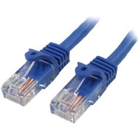 StarTech.com 10m Blue Cat5e Patch Cable with Snagless RJ45 Connectors - Long Ethernet Cable - 10 m Cat 5e UTP Cable - Make Fast Ethernet connections
