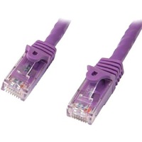 StarTech.com 10m Purple Cat5e Patch Cable with Snagless RJ45 Connectors - Long Ethernet Cable - 10 m Cat 5e UTP Cable - Make Fast Ethernet with PoE -