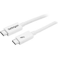 StarTech.com 3.3ft (1m) Thunderbolt 3 Cable, 20Gbps, 100W PD, 4K Video, Thunderbolt-Certified, Compatible w/ TB4/USB 3.2/DisplayPort - 3.3ft (1m) 3 -