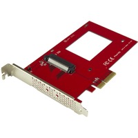 StarTech.com U.2 to PCIe Adapter for 2.5" U.2 NVMe SSD - SFF-8639 PCIe Adapter - x4 PCI Express 4.0 - NVMe PCIe Adapter - U.2 PCIe Card - Mount a U.2