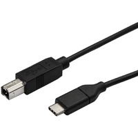 StarTech.com 0.5m USB C to USB B Printer Cable - M/M - USB 2.0 - USB C to USB B Cable - USB C Printer Cable - USB Type C to Type B Cable - First End: