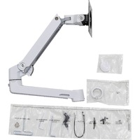Ergotron Mounting Arm for Monitor - White - 1 Display(s) Supported - 11.34 kg Load Capacity - 75 x 75, 100 x 100