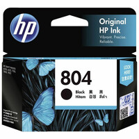 HP 804 Original Inkjet Ink Cartridge - Black Pack - 200 Pages