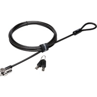 Kensington MicroSaver 2.0 Cable Lock For Notebook - Patented T-bar/Master Keyed Lock - Carbon Steel - For Notebook