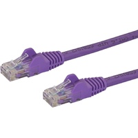 StarTech.com 5m CAT6 Ethernet Cable - Purple Snagless Gigabit - 100W PoE UTP 650MHz Category 6 Patch Cord UL Certified Wiring/TI
