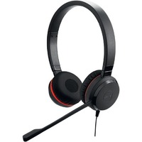 Jabra EVOLVE 20SE MS Stereo Wired Over-the-head Stereo Headset - Binaural - Supra-aural - 32 Ohm - 150 Hz to 7 kHz - 95 cm Cable - Noise Canceling -