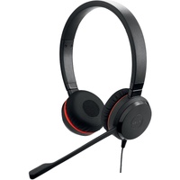 Jabra EVOLVE 20SE UC Stereo Wired Over-the-head Stereo Headset - Binaural - Supra-aural - 32 Ohm - 150 Hz to 7 kHz - 95 cm Cable - Noise Canceling -