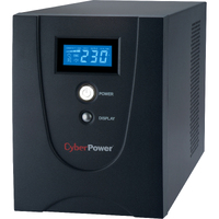 CyberPower Value VALUE2200ELCD Line-interactive UPS - 2.20 kVA/1.32 kW - Tower - 8 Hour Recharge - 2 Minute Stand-by - 230 V AC Output - Serial Port