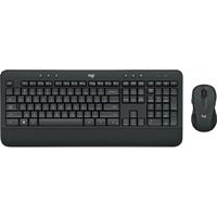 Logitech MK545 Keyboard & Mouse - USB Wireless RF - Keyboard/Keypad Color: Black - USB Wireless RF - Laser - 7 Button - Scroll Wheel - Pointing Black