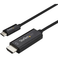 StarTech.com 3ft (1m) USB C to HDMI Cable - 4K 60Hz USB Type C DP Alt Mode to HDMI 2.0 Video Display Adapter Cable - Works w/Thunderbolt 3 - First 1