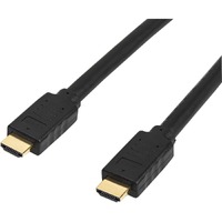 StarTech.com 50ft (15m) HDMI 2.0 Cable - 4K 60Hz UHD Active High Speed HDMI Cable - CL2 Rated for In Wall Install - Durable - HDR, 18Gbps - First 1 x