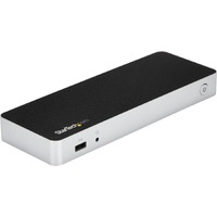 StarTech.com USB Type C Docking Station for Notebook - 60 W - Black - 2 Displays Supported - 4K - 1920 x 1200, 4096 x 2160, 3840 x 2160 - 4 x USB - 4