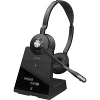 Jabra Engage 75 Stereo Wireless Over-the-head Stereo Headset - Binaural - 15000 cm - Bluetooth/DECT - 40 Hz to 16 kHz - Electret, Condenser, MEMS