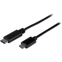 StarTech.com 0.5m USB C to Micro USB Cable - M/M - USB 2.0 - USB-C to Micro USB Charge Cable - USB 2.0 Type C to Micro B Cable - First End: 1 x USB C
