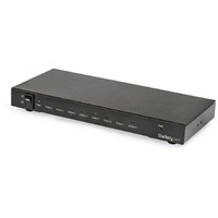 StarTech.com 8-Port 4K 60Hz HDMI Splitter - HDR Support - HDMI 2.0 Splitter - 7.1 Surround Sound Audio - Displays the same image with sound on 8 - an