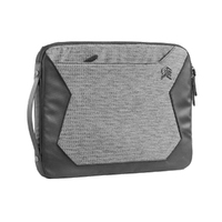 STM Goods Carrying Case (Sleeve) for 38.1 cm (15") Notebook - Granite Black - Fleece Interior Material - Shoulder Strap, Handle