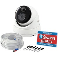 Swann PRO-1080MSD 2 Megapixel HD Surveillance Camera - Colour - 1 Pack - Dome - 30.48 m - 1920 x 1080 - Thermal - Google Assistant Supported