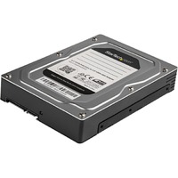 StarTech.com Drive Bay Adapter for 3.5" SATA/600, Serial Attached SCSI (SAS) - 6Gb/s SAS Host Interface Internal - Silver, Black - 1 x HDD Supported