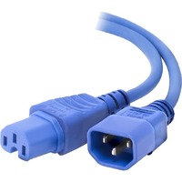 Alogic Standard Power Cord - 2 m - For Switch - IEC 60320 C14 / IEC 60320 C15 - Blue