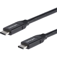 StarTech.com 0.5m USB C to USB C Cable w/ 5A PD - M/M - USB 2.0 - USB-IF Certified - USB Type C Cable - USB C Charging Cable - U