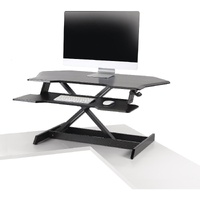 Ergotron WorkFit Height Adjustable Multipurpose Desktop Riser - Up to 76.2 cm (30") Screen Support - 15.88 kg Load Capacity - Desktop, Tabletop - -